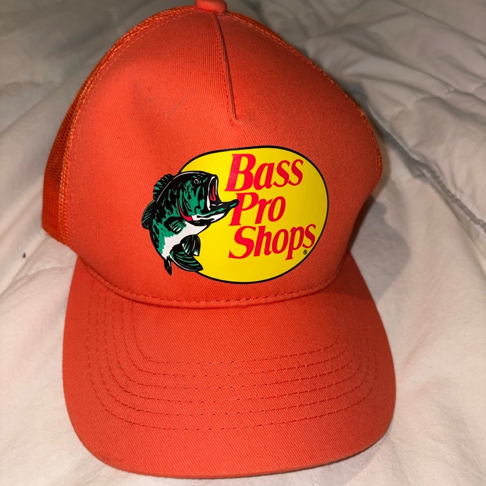 Bass Pro Shops Bright Orange Fishing Cap
